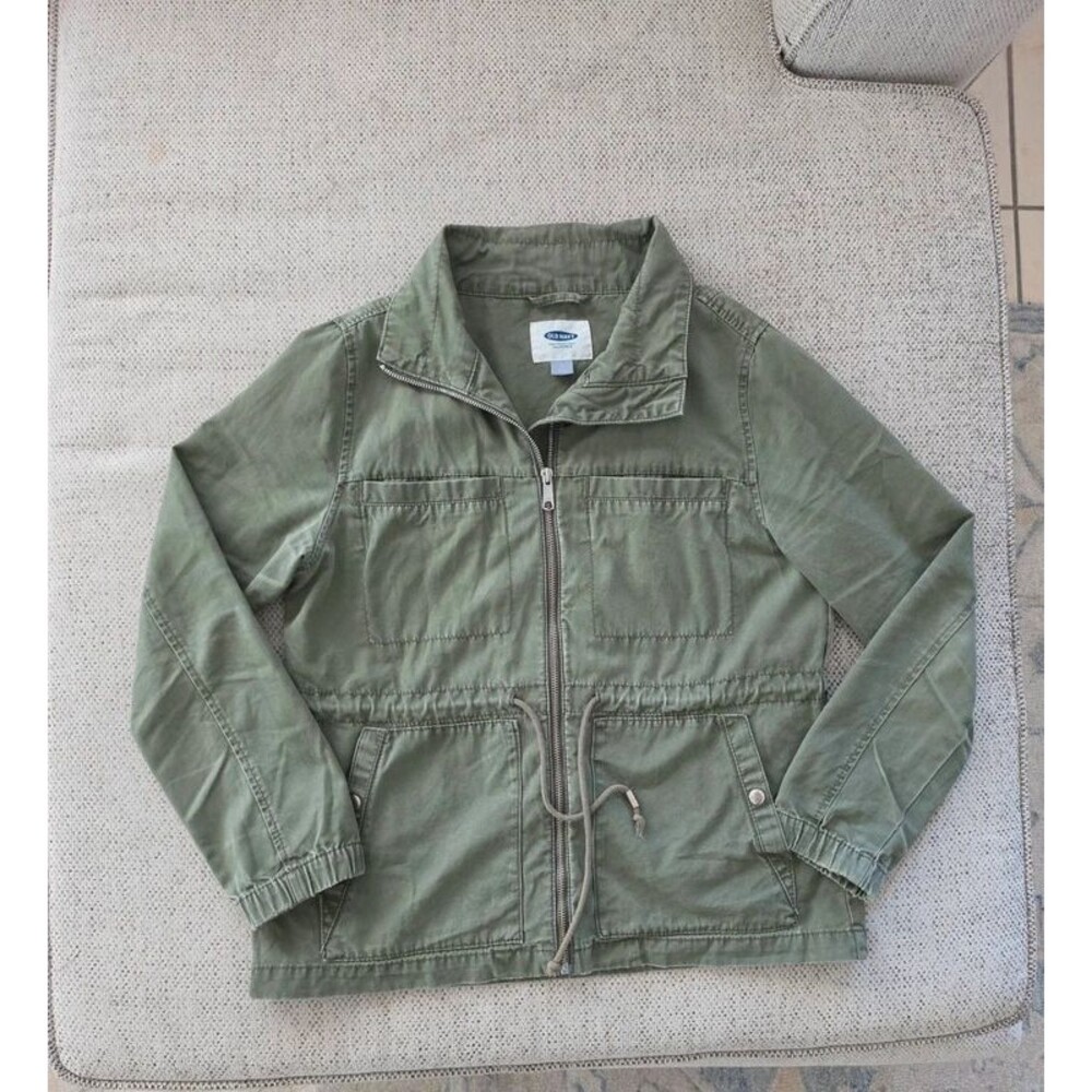 Old Navy Women's Olive/Army Green Utility Medium Jacket